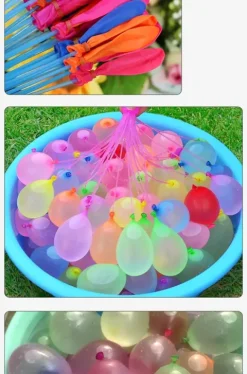 Balony Wodne Bomby 111 szt + nasadka z gwintem