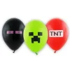Balony z nadrukiem Minecraft TNT piksele 6 szt.