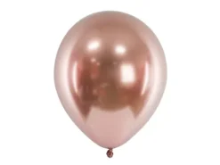 Balony złoty róż Chrome Shiny - Glossy balloons 12 cali 50 szt.