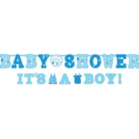Baner "Baby Shower It's a Boy!"