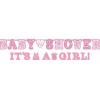 Baner "Baby Shower It's a Girl!"
