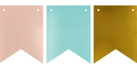 Baner girlanda DIY 12 szt. kolor do wyboru