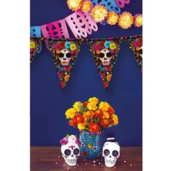 Baner Halloweenowy Meksykańska Czaszka Catrina 3m