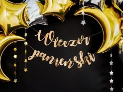 Baner "Wieczór panieński" złoty