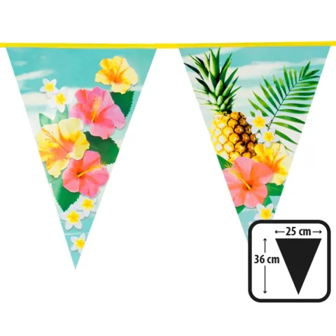Baner dekoracyjny kwiaty hawajskie, Hawaje 6 m