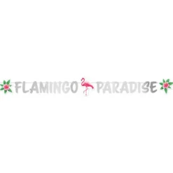 Baner "Flamingo Paradise" hawajski