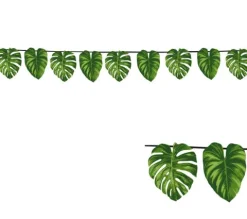 Baner Girlanda LIŚCIE monstera papierowa 300 cm