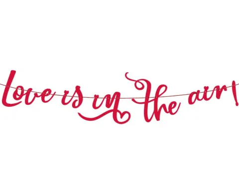 Baner Girlanda Love Is In The Air WALENTYNKI 200 cm