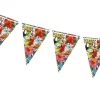Baner Girlanda papierowa HAWAII hawajskie wzory kwiaty 300 cm