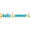 Baner "hello summer" ananasy