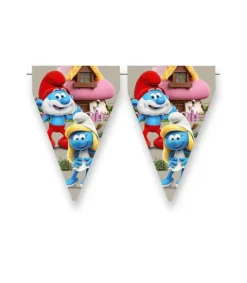 Baner papierowy flagi Smerfy 300 cm
