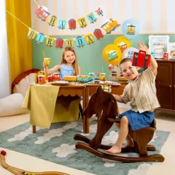 Baner urodzinowy Happy Birthday Ciuchcia 240 x 19,5 cm