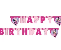 Baner urodzinowy "Happy Birthday" Myszka Minnie Junior 200 cm