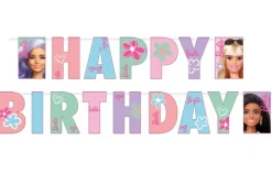 Baner urodzinowy "Happy Birthday" Barbie 180 cm