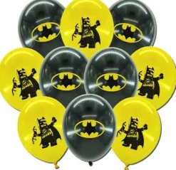 Batman balony gumowe z nadrukiem 6 szt. mix