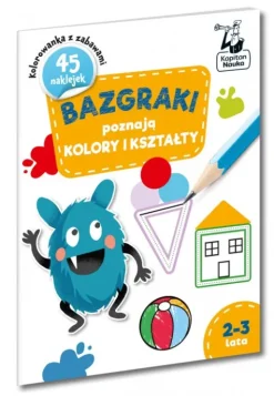Bazgraki poznają kolory i kształty 2-3 lata, ćwiczenia