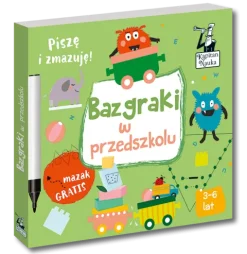 BAZGRAKI W PRZEDSZKOLU (3-6 LAT) KSIĄŻKA + MAZAK KAPITAN NAUKA