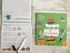 BAZGRAKI W PRZEDSZKOLU (3-6 LAT) KSIĄŻKA + MAZAK KAPITAN NAUKA