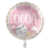 Będziesz CIOCIĄ balon foliowy okrągły 18"