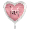 Best Friend balon foliowy serce 18 cali
