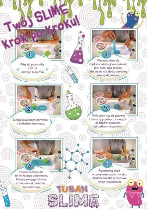Bezbarwny klej PVA Slime