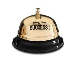 Biurkowy dzwonek na SUKCES (Ring for SUCCESS!)