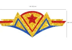 Blingi Naklejki brokatowe na twarz - Superbohater hero