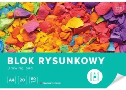 Blok rysunkowy biały A4 20 kartek