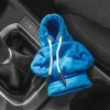 Bluza z kapturem na gałkę biegów - NIEBIESKA