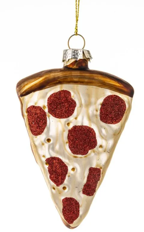 Bombka zawieszka na choinkę pizza kawałek pizzy 1 szt.