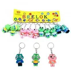 Brelok silikonowy żabka mix kolorów