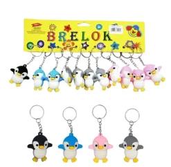 Brelok silikonowy Ptaszek Pingwin