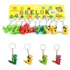 Brelok silikonowy Smok Dinozaur mix kolorów