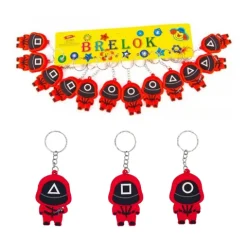 Brelok silikonowy Squid Game mix wzorów