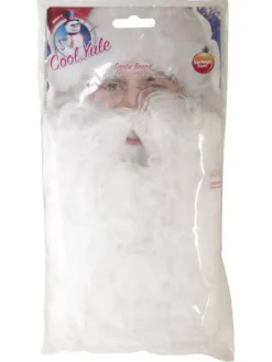Broda Świętego Mikołaja kręcona biała 28 cm