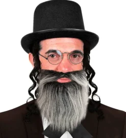 Broda i Wąsy zestaw, dwustronne 2 kolory pirat, król, amisz.