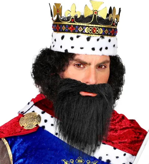 Broda i Wąsy zestaw, dwustronne 2 kolory pirat, król, amisz.