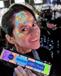 Brokat profesjonalny Galactic UV VIVID Glitter Cream - paletka 48g
