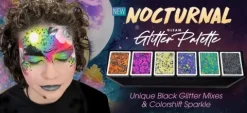 Brokat profesjonalny VIVID Glitter Cream Nocturnal - paletka 48g