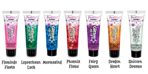 Brokat w żelu Chunky Glitter PaintGlow 12 ml