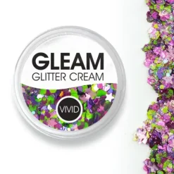 Brokat w żelu krem VIVID Glitter GLEAM Glitter Cream, kolor Maui 10g