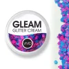 Brokat w żelu krem VIVID Glitter GLEAM Glitter Cream, kolor Gum Nebula UV 7,5g