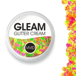 Brokat w żelu krem VIVID Glitter GLEAM Glitter Cream, kolor Ignite UV 7,5g