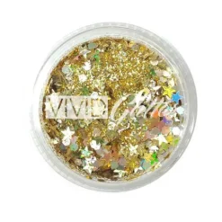 Brokat w żelu krem VIVID Glitter GLEAM Glitter Cream, kolor Gold Dust 10 g