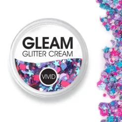 Brokat w żelu krem VIVID Glitter GLEAM Glitter Cream, kolor Blazin Unicorn 10 g
