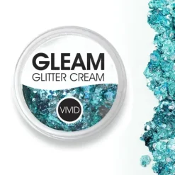 Brokat w żelu krem VIVID Glitter GLEAM Glitter Cream, kolor Angelic Ice 10 g