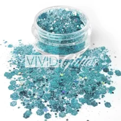 Brokat w żelu krem VIVID Glitter GLEAM Glitter Cream, kolor Angelic Ice 10 g