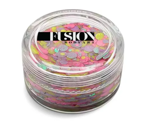 Brokat w kremie kosmetyczny do twarzy i ciała Fusion - Unicorn Freckles UV 10ml