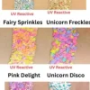 Brokat w kremie kosmetyczny do twarzy i ciała Fusion - Twinkle Stars UV 10ml