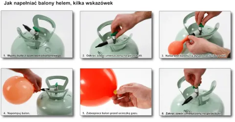 Butla z helem jednorazowa na 50 balonów HELIUM KIT 0,4m3